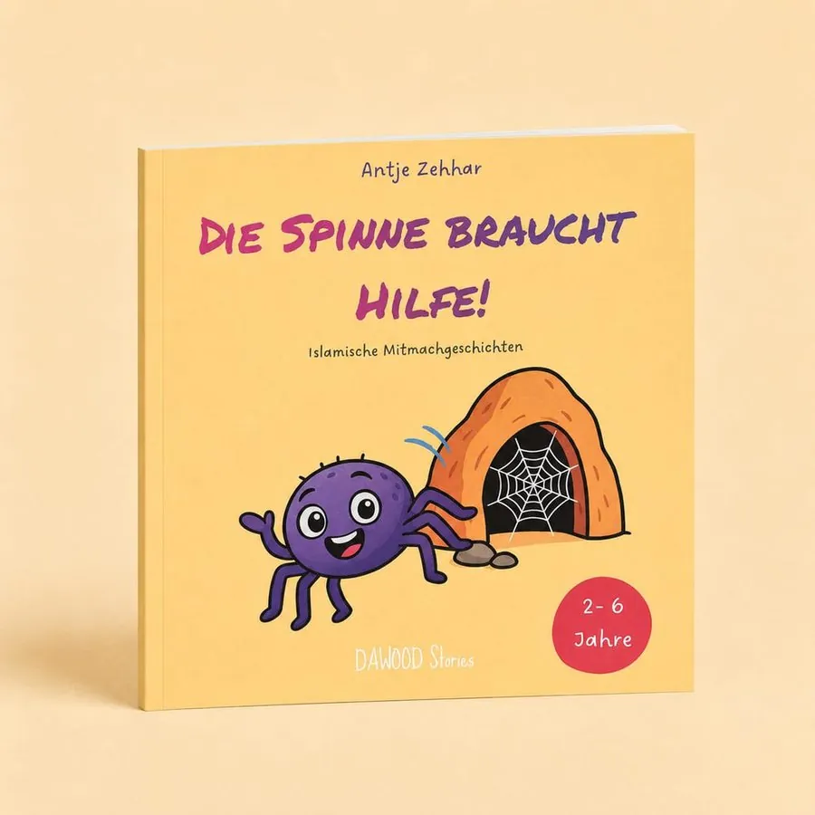 Cover: Die Spinne braucht Hilfe. Islamische Mitmachgeschichten